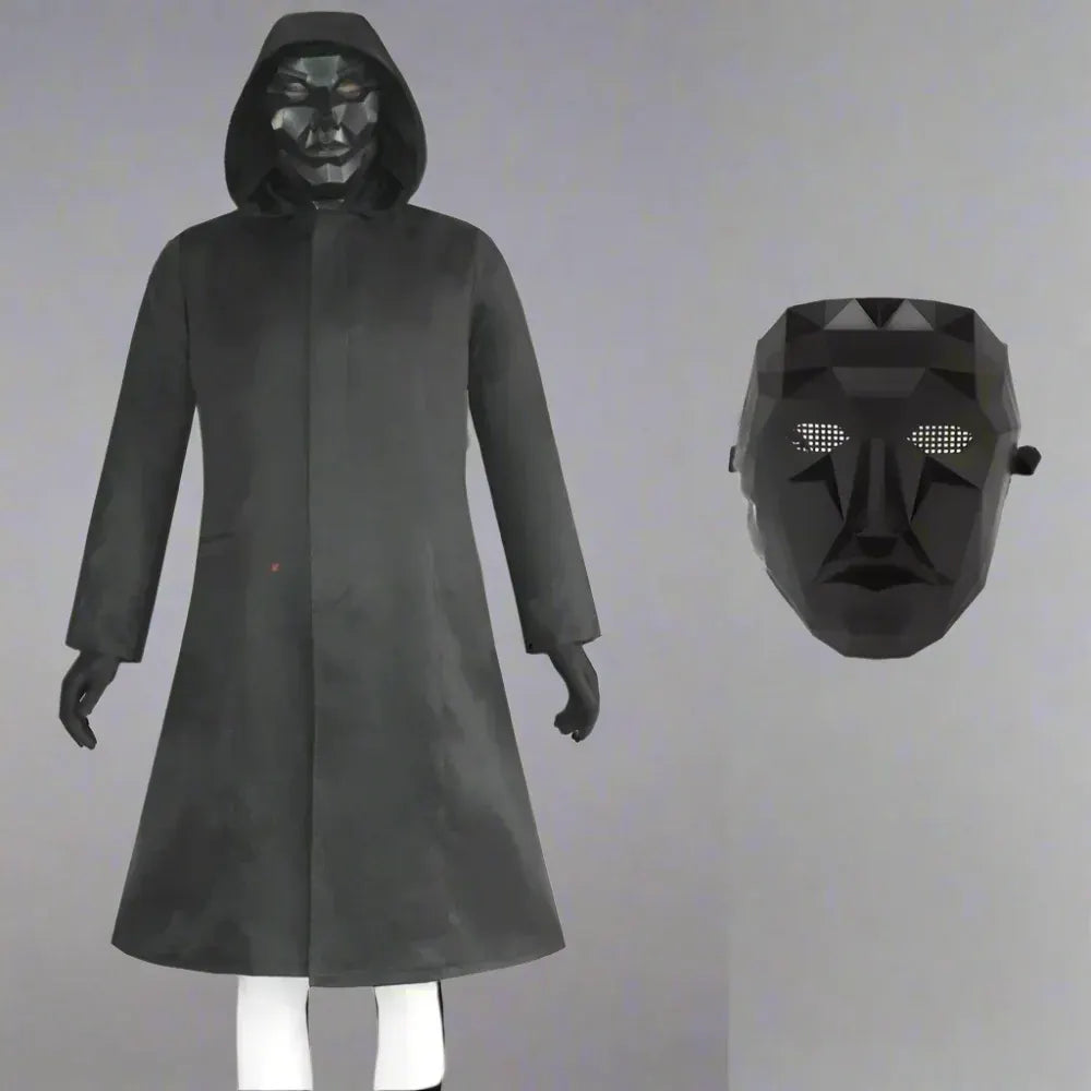 Adult Guard Jumpsuit Halloween Outfit with Mask