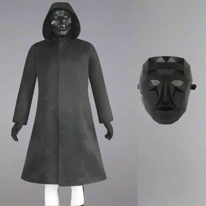 Adult Guard Jumpsuit Halloween Outfit with Mask