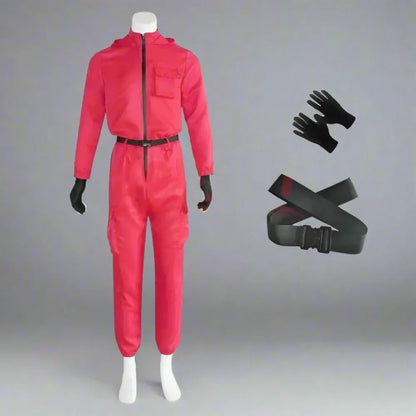 Adult Guard Jumpsuit Halloween Outfit with Mask