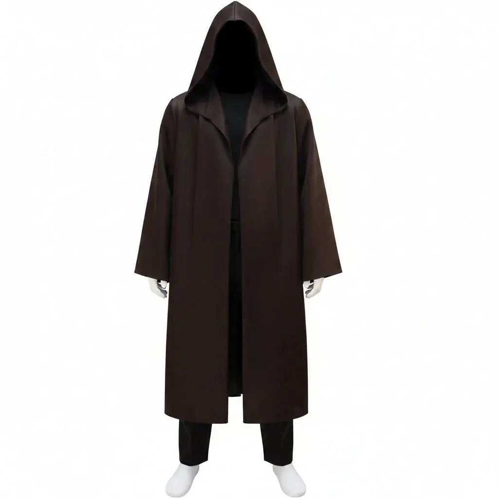 Adult Hooded Star Print Robe Set – Halloween Costume Outfit