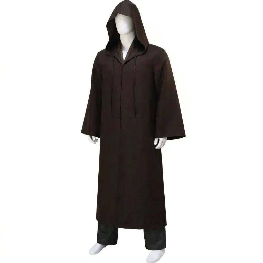 Adult Hooded Star Print Robe Set – Halloween Costume Outfit