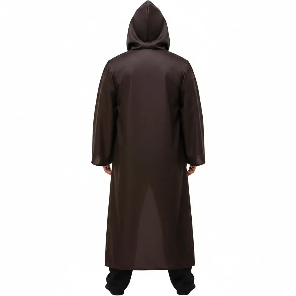 Adult Hooded Star Print Robe Set – Halloween Costume Outfit
