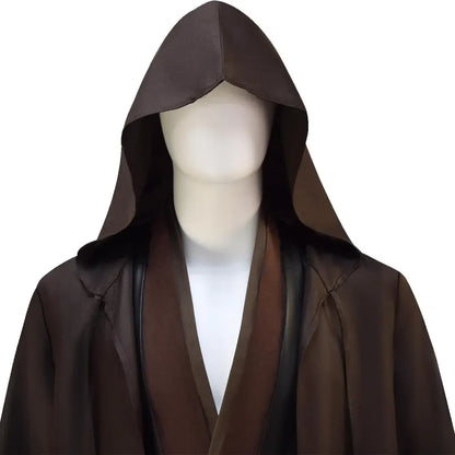 Adult Hooded Star Print Robe Set – Halloween Costume Outfit