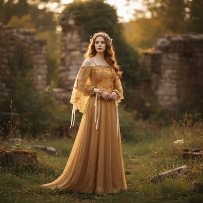 Adult Medieval Fantasy Dress Halloween Costume