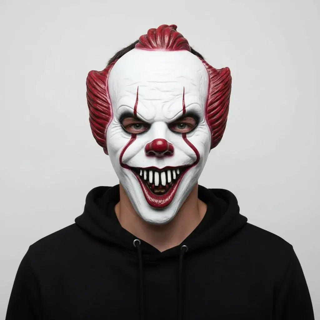 Adult Scary Clown Halloween Costume Mask
