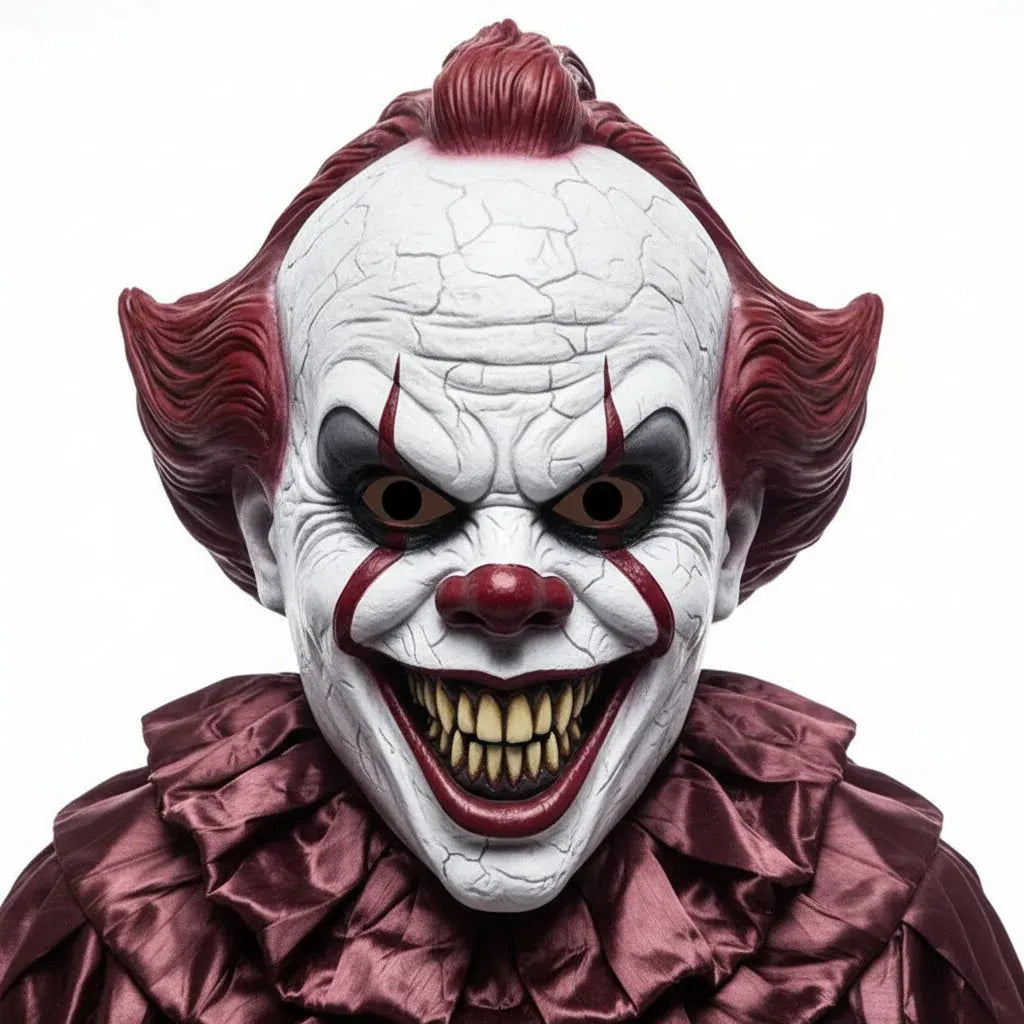 Adult Scary Clown Halloween Costume Mask