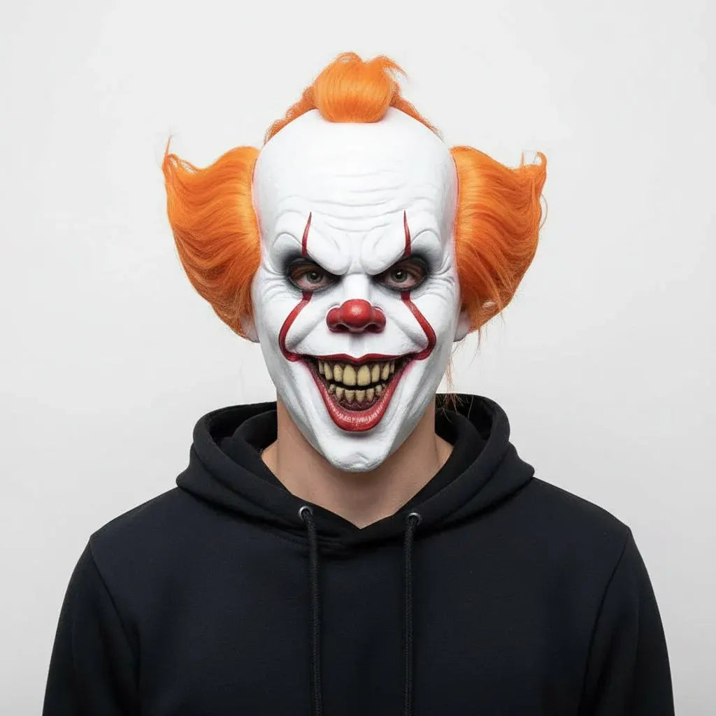 Adult Scary Clown Halloween Costume Mask
