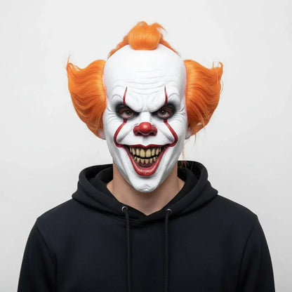 Adult Scary Clown Halloween Costume Mask