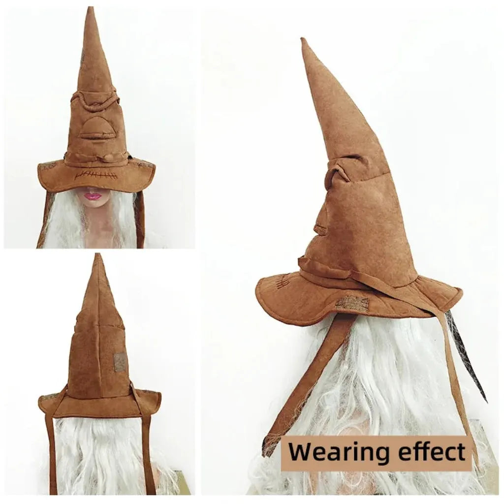 Adult Witch Costume Set with Hat and Cape
