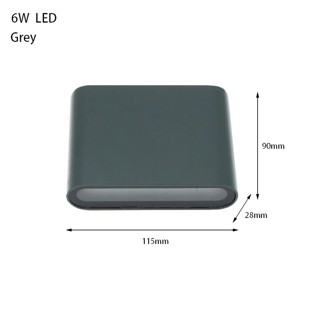 AeroBeam Waterproof Aluminum Outdoor Wall Light – Energy Efficient, Durable Design