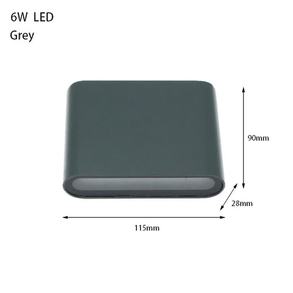AeroBeam Waterproof Aluminum Outdoor Wall Light – Energy Efficient, Durable Design