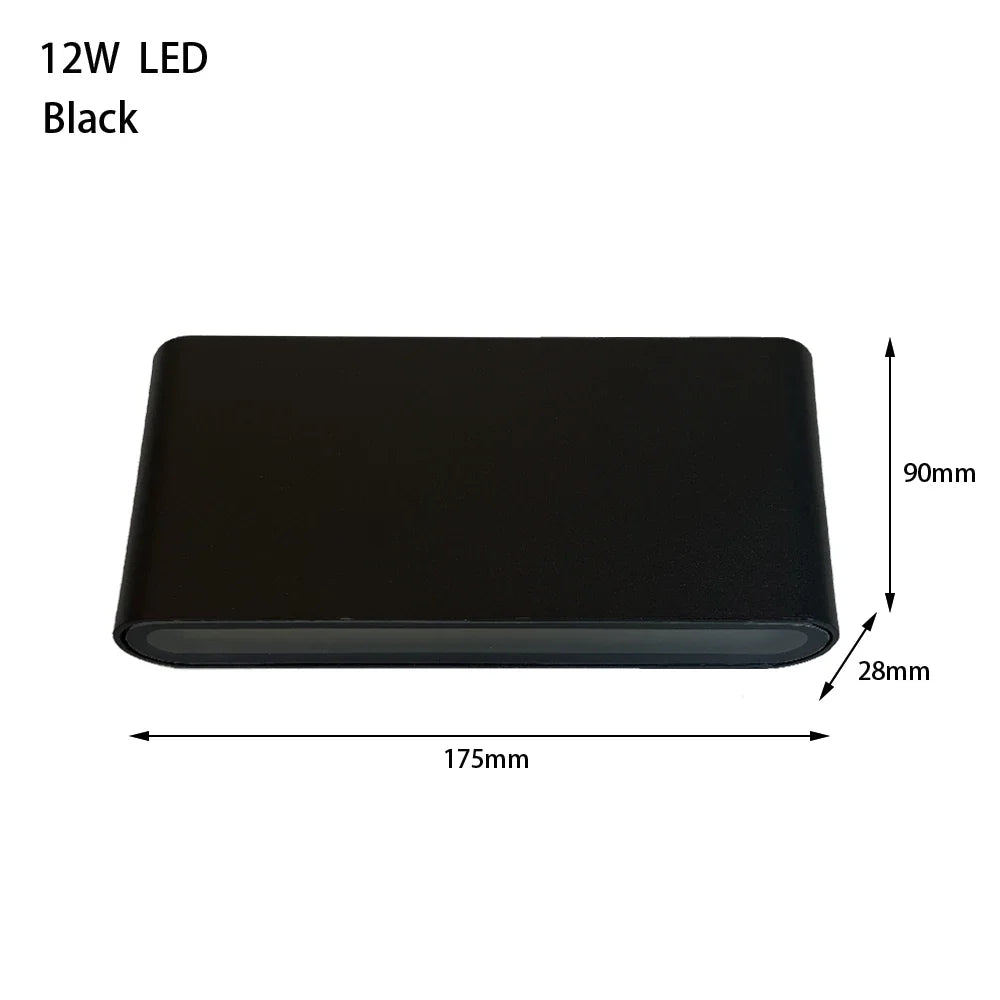 AeroBeam Waterproof Aluminum Outdoor Wall Light – Energy Efficient, Durable Design