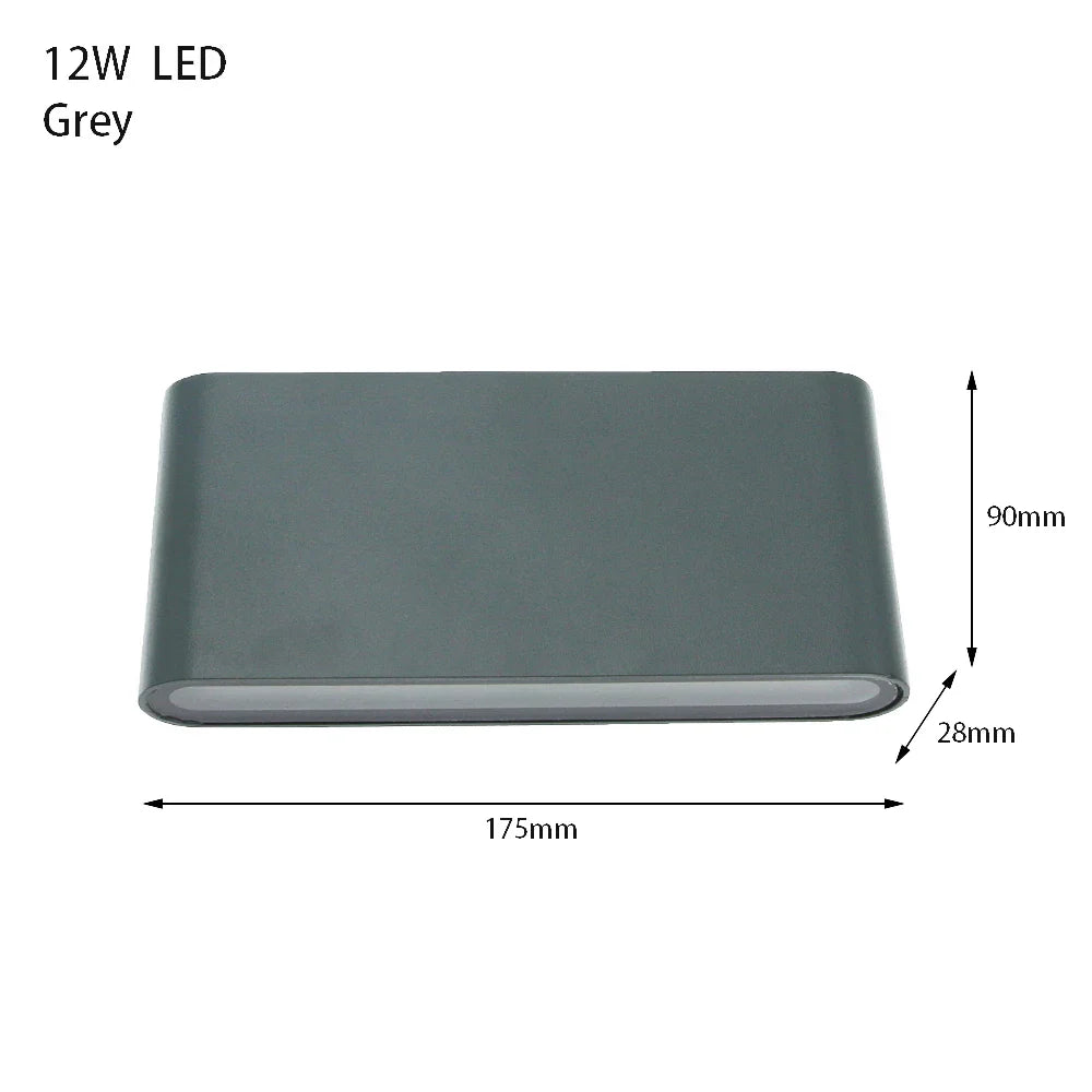 AeroBeam Waterproof Aluminum Outdoor Wall Light – Energy Efficient, Durable Design