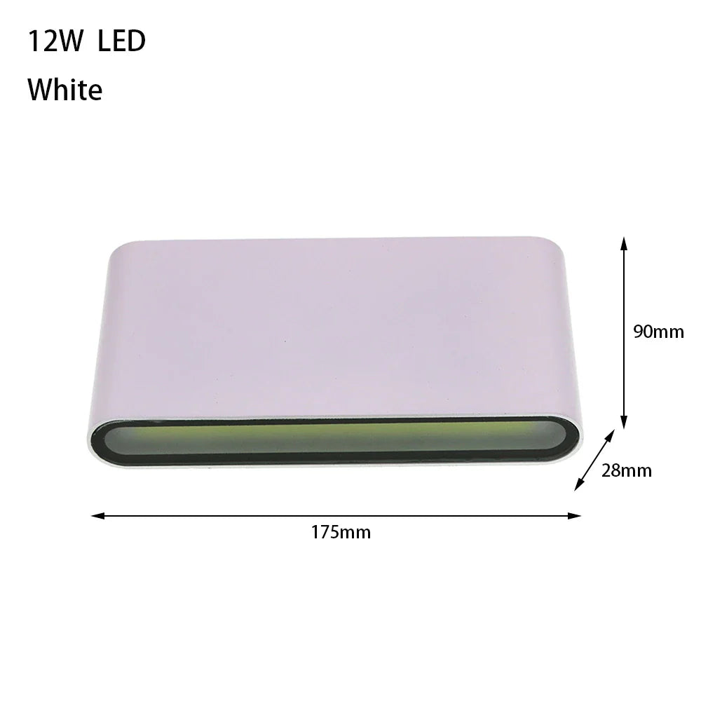 AeroBeam Waterproof Aluminum Outdoor Wall Light – Energy Efficient, Durable Design