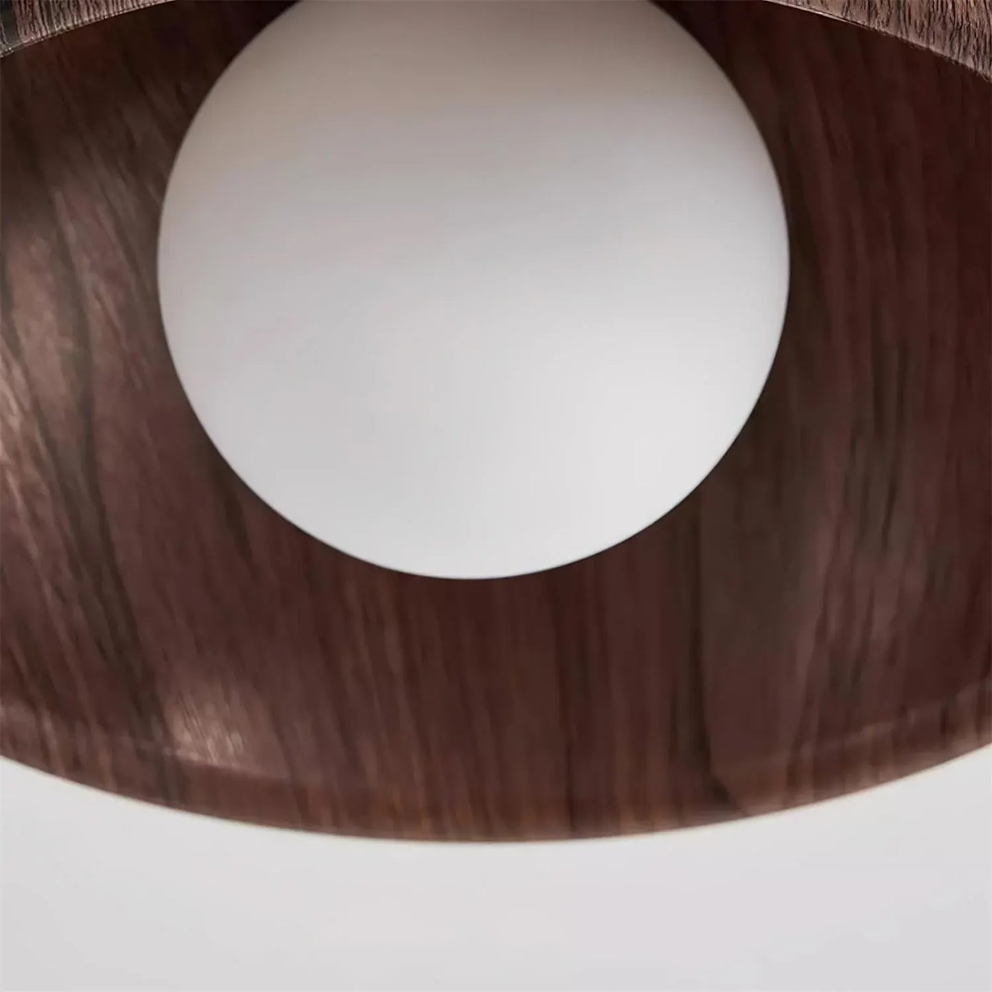 Albanora Modern Wooden LED Ceiling Light Fixture | Minimalist Design