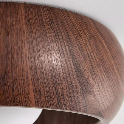 Albanora Modern Wooden LED Ceiling Light Fixture | Minimalist Design