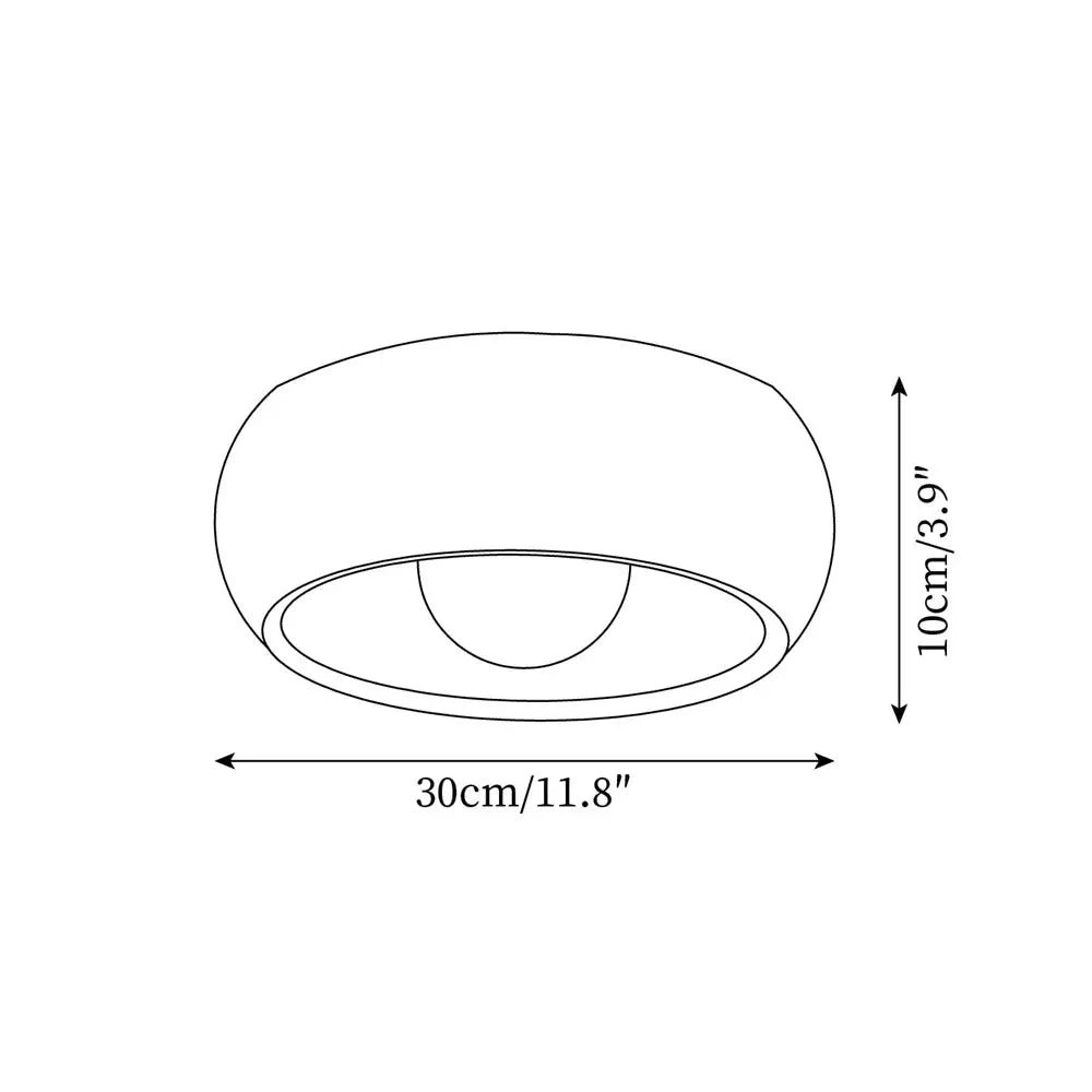 Albanora Modern Wooden LED Ceiling Light Fixture | Minimalist Design