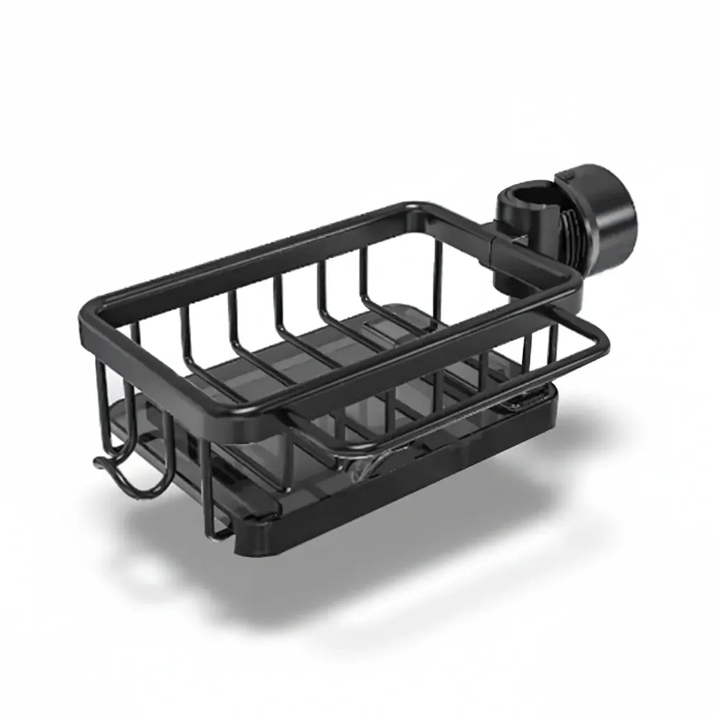 Aluminum Kitchen Sink Storage Basket with Fast-Drain Design