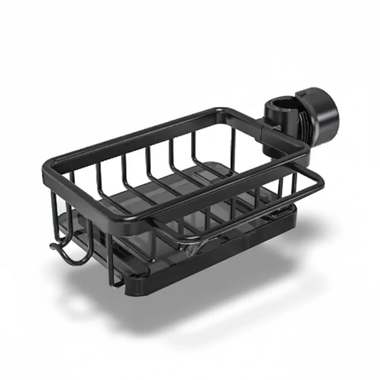 Aluminum Kitchen Sink Storage Basket with Fast-Drain Design