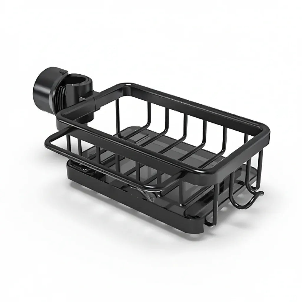 Aluminum Kitchen Sink Storage Basket with Fast-Drain Design