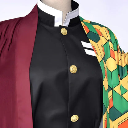 Anime Haori Cosplay Set with Mask - Halloween Costume Outfit