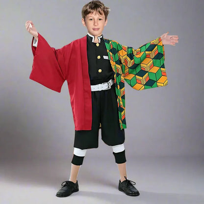 Anime Kimono Cosplay Halloween Outfit Set