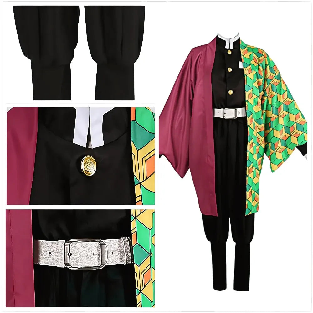 Anime Kimono Cosplay Halloween Outfit Set