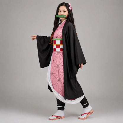 Anime Kimono Cosplay Halloween Outfit Set