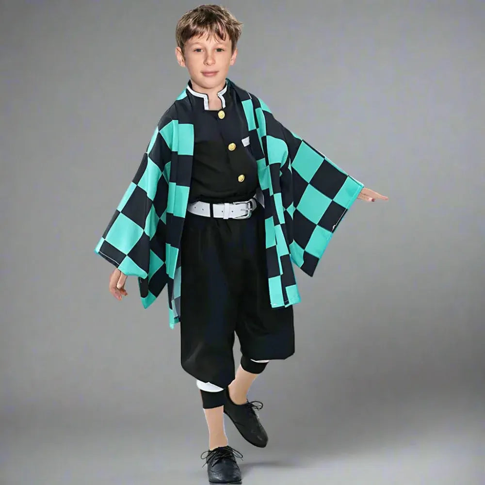 Anime Kimono Cosplay Halloween Outfit Set