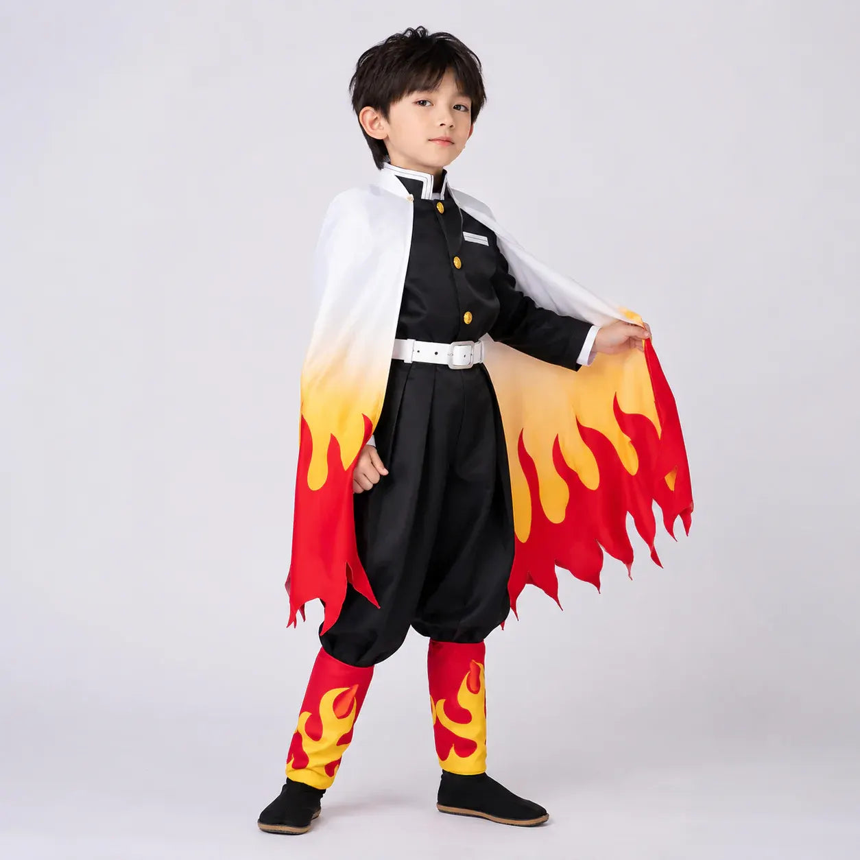 Anime Warrior Kimono Halloween Cosplay Costume Set