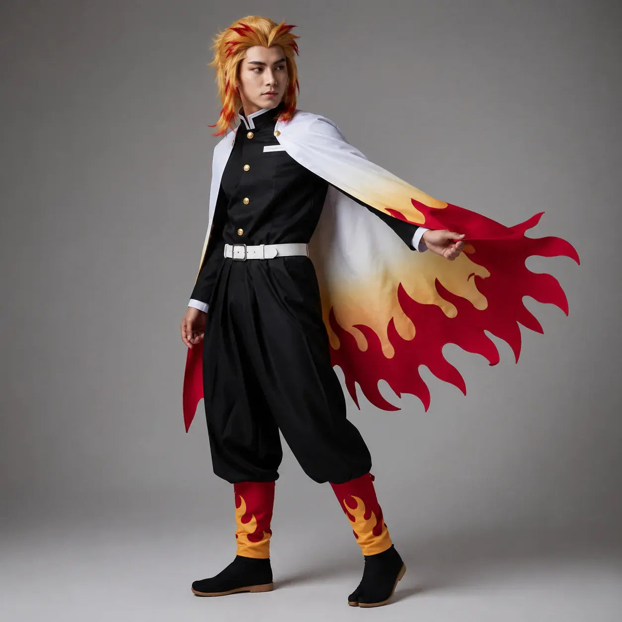 Anime Warrior Kimono Halloween Cosplay Costume Set