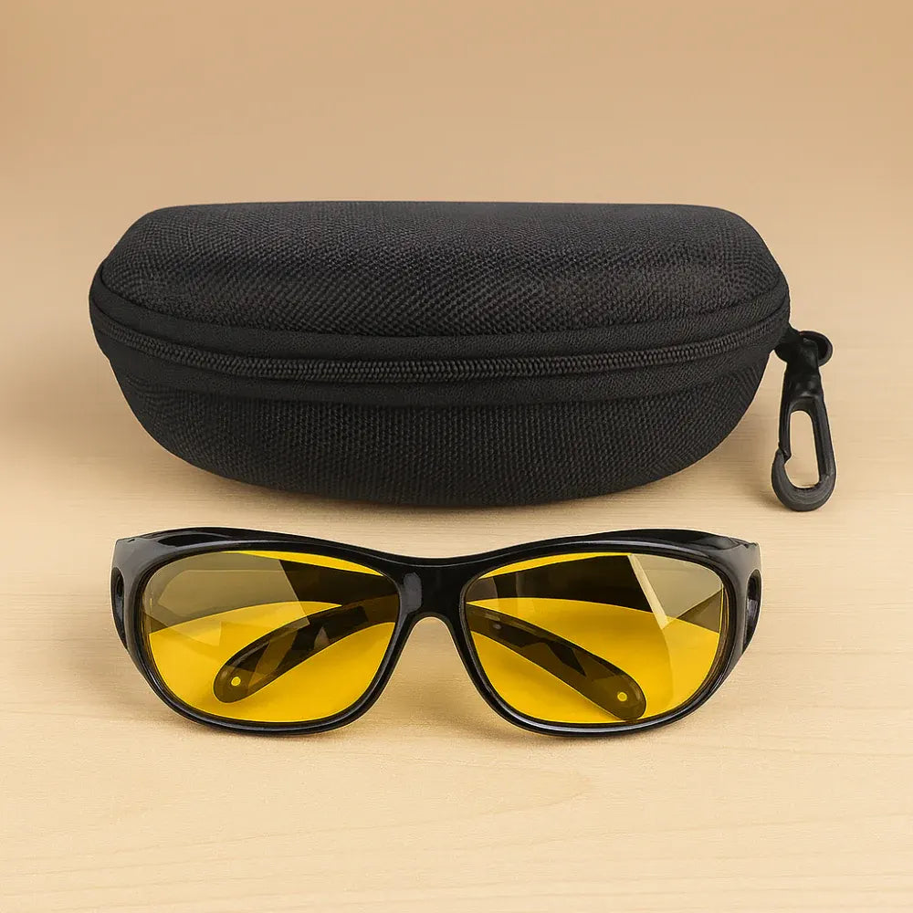 Anti-Glare Yellow Lens Night Driving Protective Eyewear