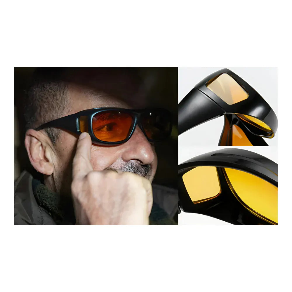Anti-Glare Yellow Lens Night Driving Protective Eyewear