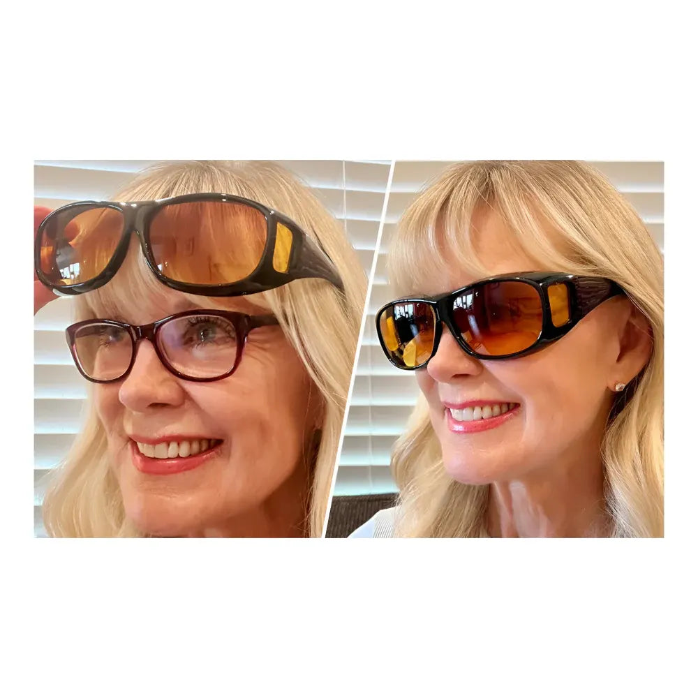 Anti-Glare Yellow Lens Night Driving Protective Eyewear
