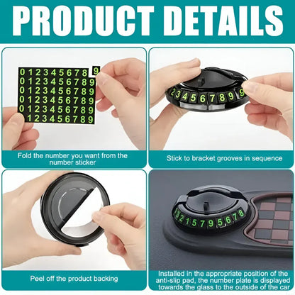 Anti-Slip Dashboard Mat Car Phone Mount Stand