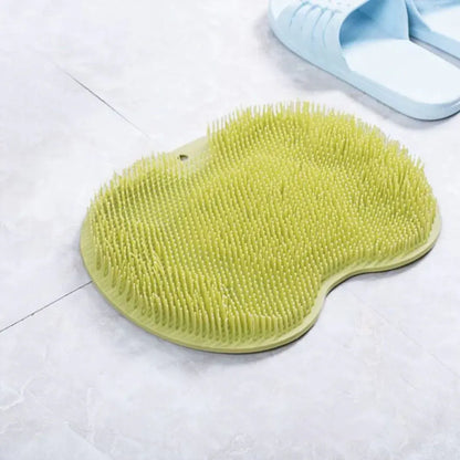 Anti-Slip Shower Mat with Foot & Back Scrubber Texture