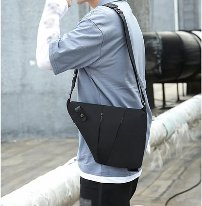 Anti-Theft Sling Crossbody Bag with Single Shoulder Strap