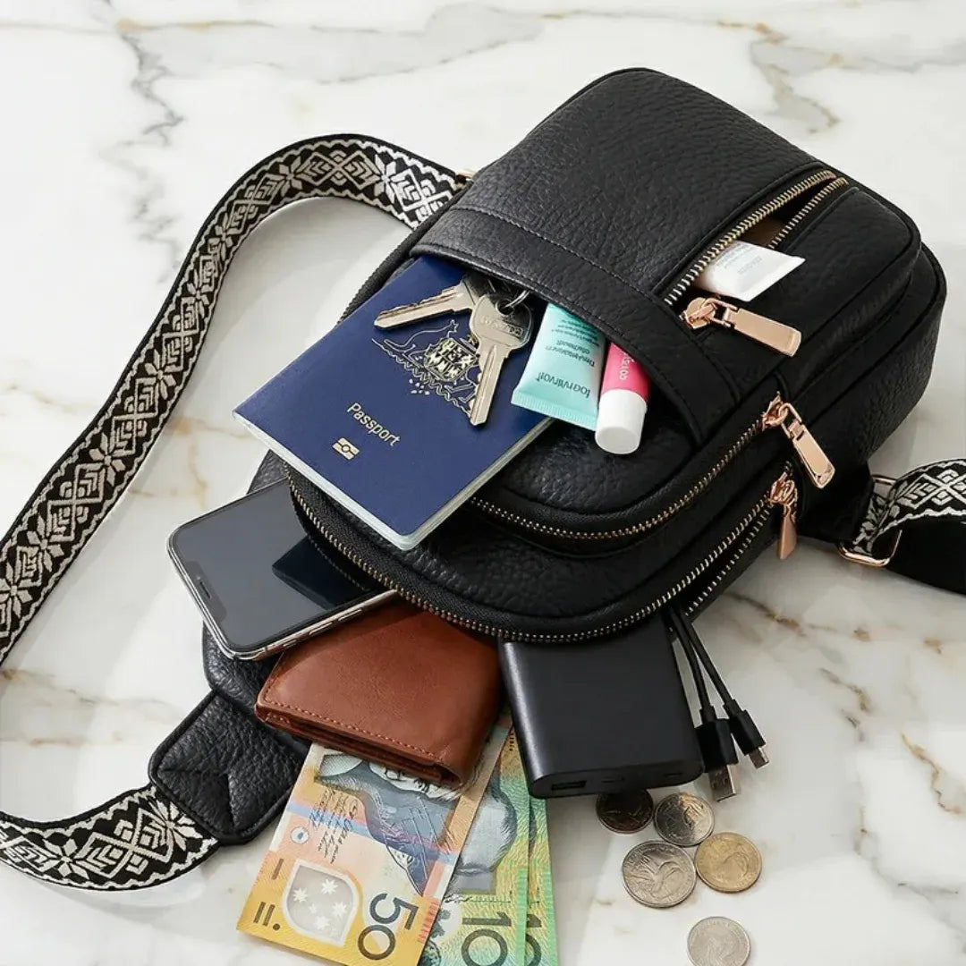 Anti-Theft Sling Crossbody Travel Shoulder Bag