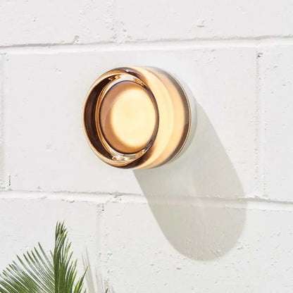 Applique Murale LED Verre Texturé Effet Dimple, Ø10–12cm
