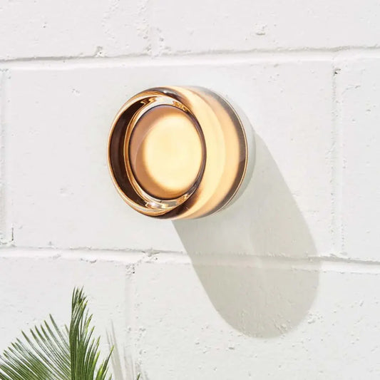 Applique Murale LED Verre Texturé Effet Dimple, Ø10–12cm