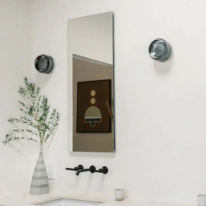 Applique Murale LED Verre Texturé Effet Dimple, Ø10–12cm