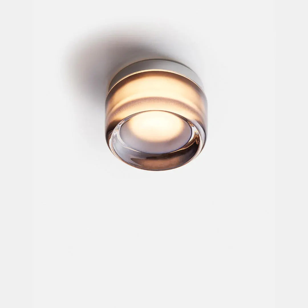 Applique Murale LED Verre Texturé Effet Dimple, Ø10–12cm