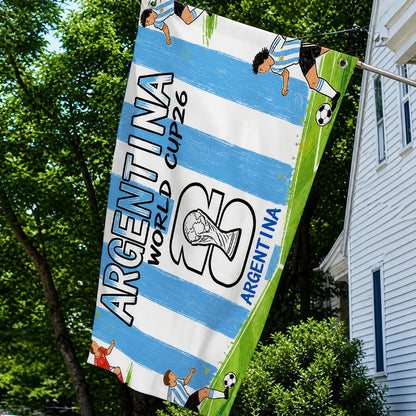 Argentina National Flag Garden Banner for Outdoor World Cup Decor