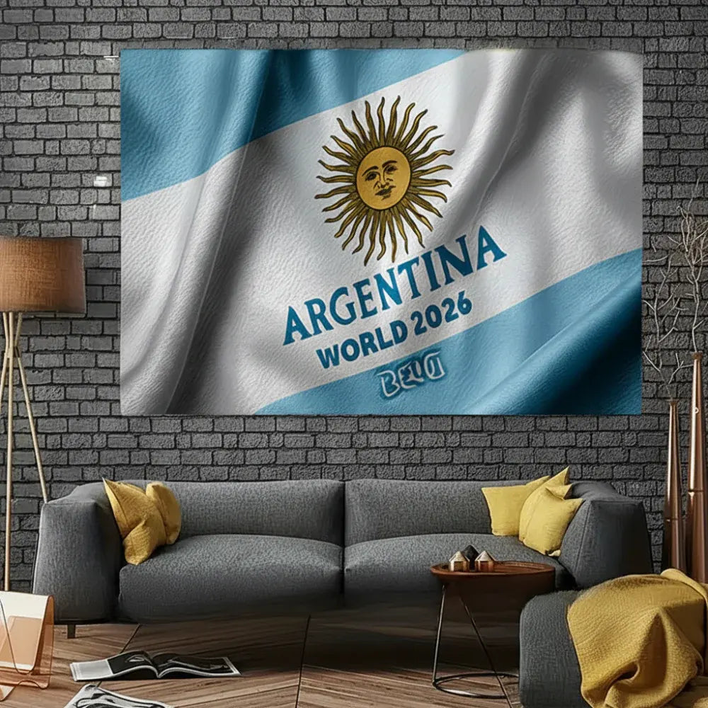 Argentina National Flag Party Backdrop Wall Banner Decor