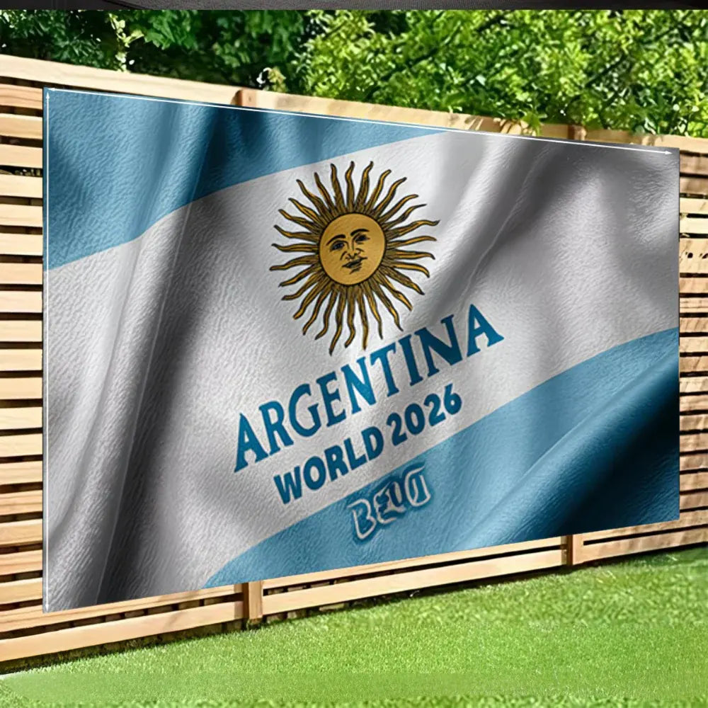 Argentina National Flag Party Backdrop Wall Banner Decor