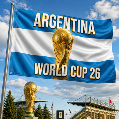Argentina National Soccer Flag Outdoor World Cup Banner