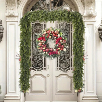 Artificial Christmas Garland for Mantle and Stair Decor Trim