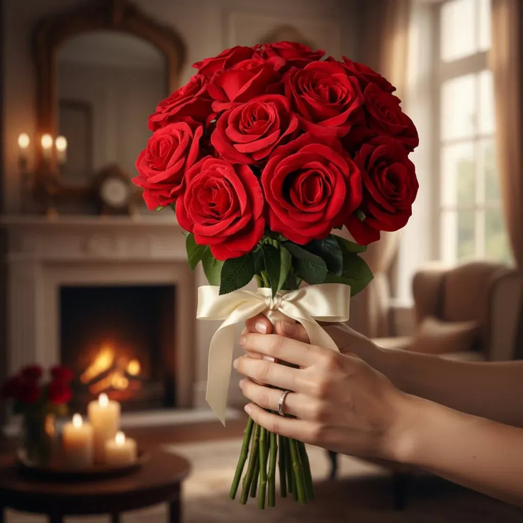 Artificial Flower Arrangement for Halloween Home Decor