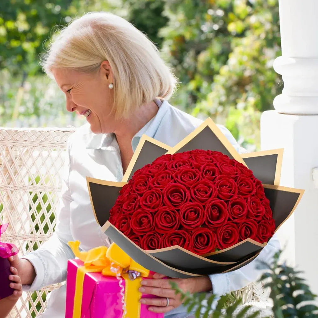 Artificial Flower Bouquet Set – Mother's Day & Wedding Decor Gift
