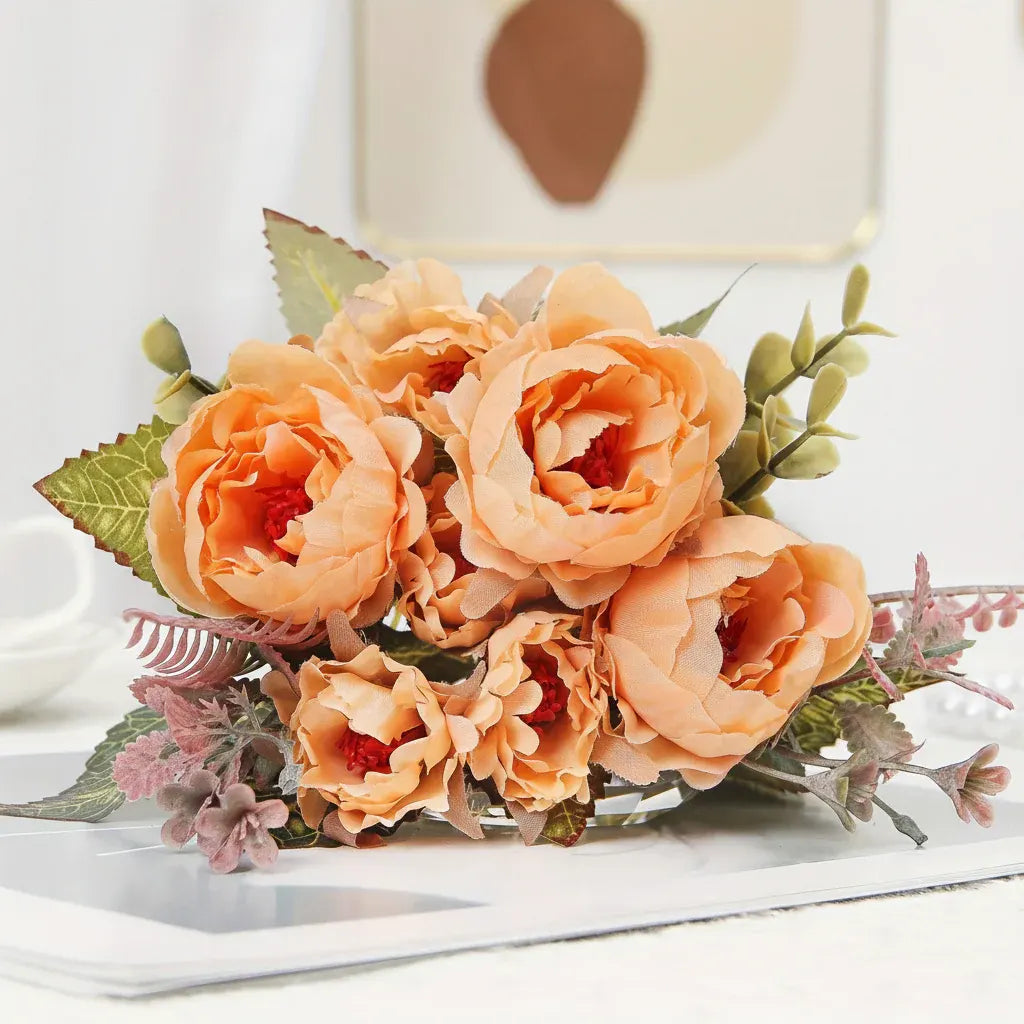 Artificial Peony Flower Bouquet - Mother's Day Gift & Home Decoration
